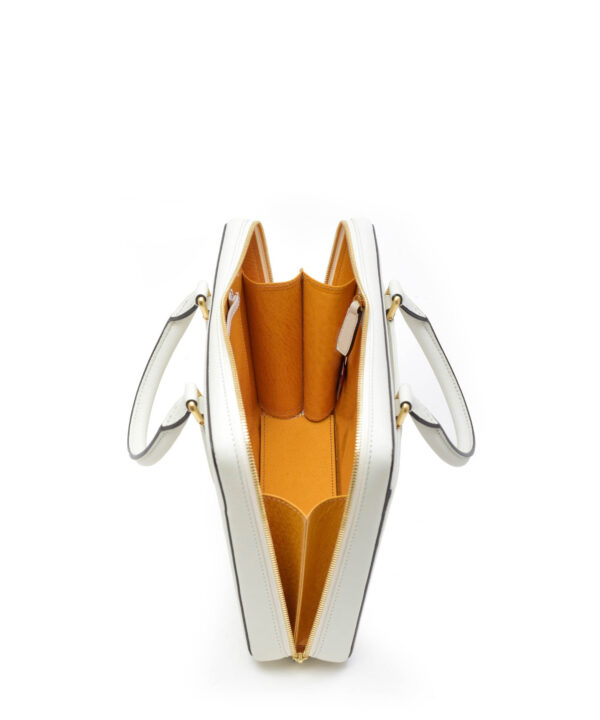 レザーブリーフ ビジネスバッグ 本革 B5 コンパクト メンズ シロ FUJITAKA