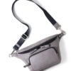 レザーウエストバッグ 牛革 LWG メンズ グレー FUJITAKA