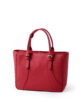 Leather briefcase business DU PUY A4 Red FUJITAKA