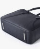 Leather briefcase, business DU PUY leather, A4 size, men's, black, FUJITAKA