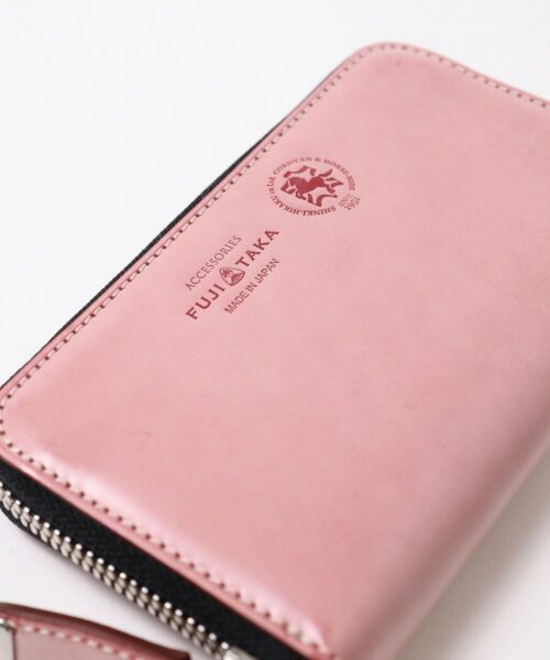 小銭入れ 財布 コードバン 馬革 本革 メンズ アカ FUJITAKA