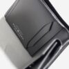 二つ折り財布 本革 メンズ グレー FUJITAKA