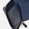 ラウンドファスナー セミ長財布 牛革 メンズ クロ FUJITAKA
