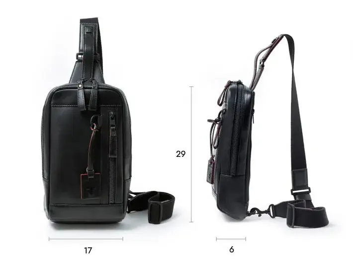 615903-size ワンショルダー 本革 B5 メンズ ブラック FUJITAKA