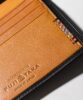 コンパクト二つ折り財布 本革 メンズ イエロー FUJITAKA