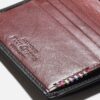 コンパクト二つ折り財布 本革 メンズ ワイン FUJITAKA