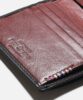 コンパクト二つ折り財布 本革 メンズ ワイン FUJITAKA