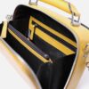 レザーショルダーバッグ 本革 レザー メンズ イエロー FUJITAKA