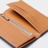 かぶせ長財布 本革 メンズ シロ FUJITAKA