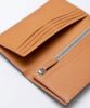 かぶせ長財布 本革 メンズ ブルー FUJITAKA