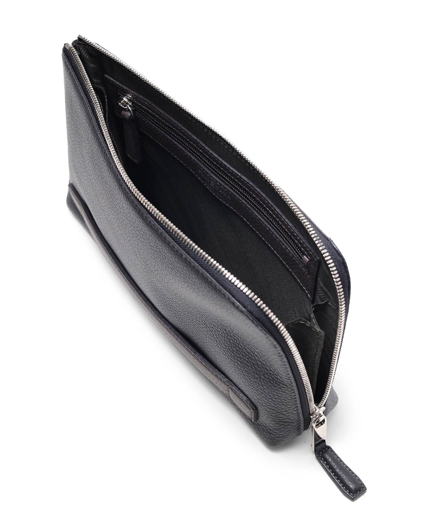 Black leather clutch bag hot sale