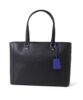Tote bag, leather, B4 Leather men's, black, FUJITAKA