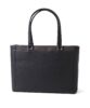 Tote bag, leather, B4 Leather men's, black, FUJITAKA