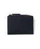 Coin Purse With Passport Pocket Leather Men's Black FUJITAKA