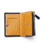 Coin Purse With Passport Pocket Leather Men's Black FUJITAKA