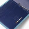 純札二つ折り財布 本革 メンズ ブルー FUJITAKA​