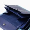 二つ折り財布 本革 メンズ ブルー FUJITAKA​