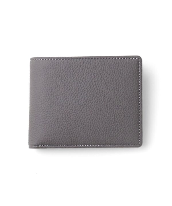 二つ折り財布 本革 メンズ グレー FUJITAKA​