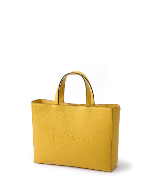 トートバッグ 本革 革 レザー B5 メンズ イエロー FUJITAKA
