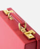 Leather Mini Trunk B5 Men Red FUJITAKA