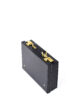 Leather Mini Trunk Genuine Leather B5 Men's Black FUJITAKA