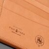 ガーネット コードバン 純札 通しマチ かぶせ長財布
