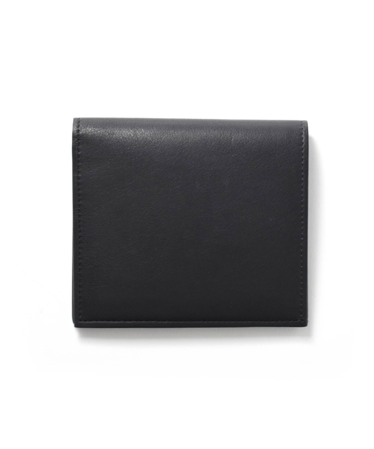 Waprolux Calf & French Chèvre Compact Bifold Wallet 6 Pocket 