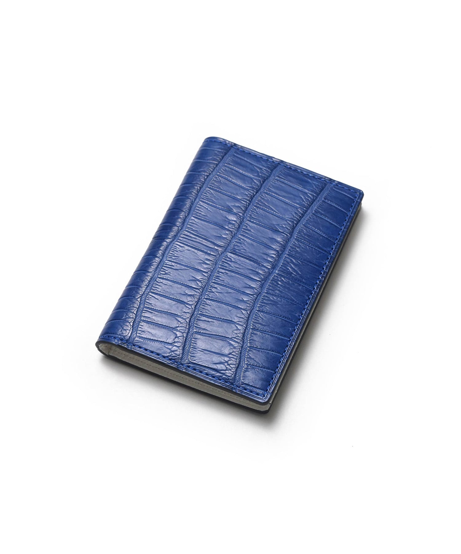 新品　クロコダイルマット仕上げ青　名刺入れ 楽天市場】【28h限定10%off】クロコダイル 名刺が飛び出る 名刺
