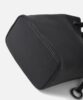 Leather Drawstring Bag Men's Black FUJITAKA