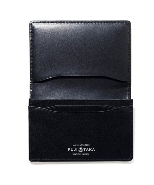 名刺入れ 革小物 本革 メンズ クロ FUJITAKA