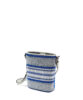 Men's Mini Shoulder Bag Blue FUJITAKA