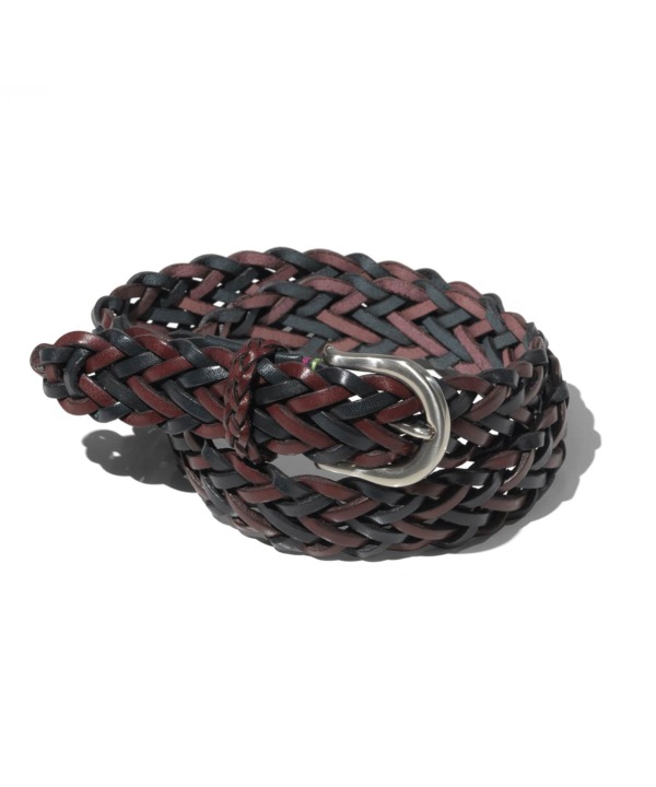 MLB629_01_007_01 メッシュ レザーベルト