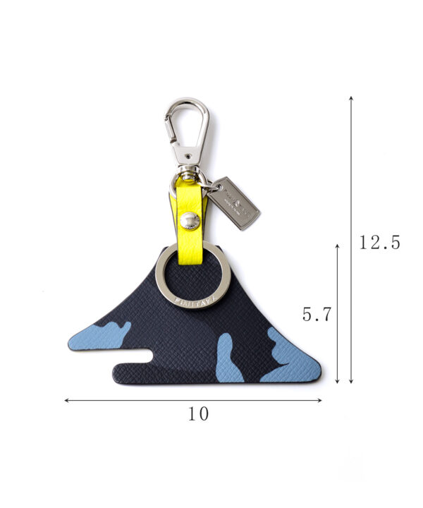 迷彩 キーホルダー 富士山