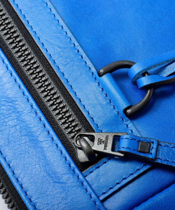 ショルダーバッグ クラッチバッグ 本革 革 B5 レザー メンズ ブルー FUJITAKA