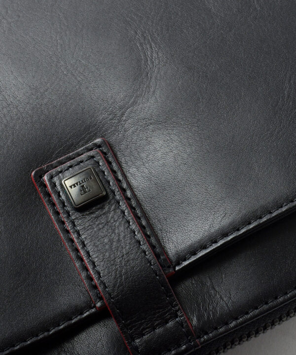 ショルダーバッグ クラッチバッグ 本革 革 B5 レザー メンズ クロ FUJITAKA