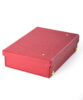 Leather Mini Trunk B5 Men Red FUJITAKA