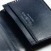 通しマチ名刺入れ 革小物 オイルコードバン 馬革 メンズ チャ FUJITAKA​