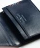 通しマチ名刺入れ 革小物 オイルコードバン 馬革 メンズ チャ FUJITAKA​