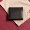 ボックス型 小銭入れ 財布 本革 メンズ クロ FUJITAKA