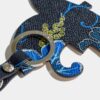 KYOTO Leather SUMINAGASHI 唐草 キーホルダー【粋】