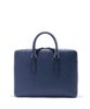 Leather briefcase, business bag, leather, A4, men's, ink blue, FUJITAKA