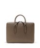 Leather briefcase, business bag, leather, A4, men's, Taupe FUJITAKA