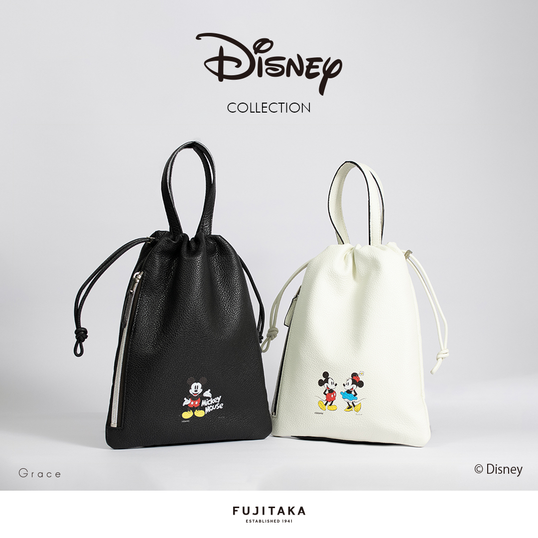 【新品・オーダー品】FUJITAKA Disney 100周年記念 巾着バッグ
