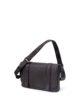 Leather shoulder bag, genuine leather, mini, men's Chocolate Brown FUJITAKA