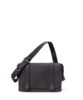 Leather shoulder bag, genuine leather, mini, men's Chocolate Brown FUJITAKA