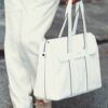 レザートートバッグ 本革 B4 メンズ シロ FUJITAKA
