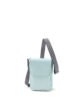 Leather Shoulder bag leather mini men's turquoise FUJITAKA
