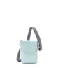 Leather Shoulder bag leather mini men's turquoise FUJITAKA
