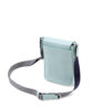 Leather Shoulder bag leather mini men's turquoise FUJITAKA