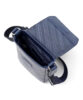 Leather shoulder bag, mini, men's, Navy FUJITAKA